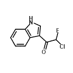CAS#: 58750-64-4, 2-Chloro-2-Fluoro-1-(1H-Indol-3-Yl)Ethanone