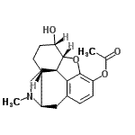 CAS#: 58752-60-6, [(4R,4aR,7S,7aR,12bS)-7-Hydroxy-3-Methyl-2,4,4A,5,6,7,7A,13-Octahydro-1H-4,12-Methanobenzofuro[3,2-e]Isoquinoline-9-Yl] Acetate
