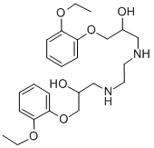CAS 登录号：58774-82-6， 1,1'-(1,2-乙二基二亚氨基)二[3-(2-乙氧基苯氧基)-2-丙醇
