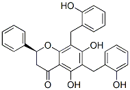 CAS#: 58779-09-2, [S,(-)]-2,3-Dihydro-5,7-Dihydroxy-6,8-Bis[(2-Hydroxyphenyl)Methyl]-2-Phenyl-4H-1-Benzopyran-4-One