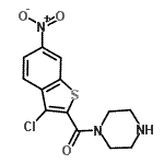 CAS#: 587852-86-6, (3-Chloro-6-Nitro-1-Benzothiophen-2-Yl)(1-Piperazinyl)Methanone