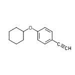 CAS#: 587854-10-2, 1-(Cyclohexyloxy)-4-Ethynylbenzene