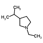 CAS#: 588672-49-5, 1-Ethyl-3-Isopropyl-Pyrrolidine