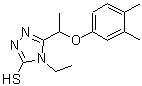 CAS#: 588673-85-2, 5-[1-(3,4-Dimethylphenoxy)Ethyl]-4-Ethyl-4H-1,2,4-Triazole-3-Thiol