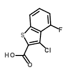 CAS#: 588676-90-8, 3-Chloro-4-Fluoro-1-Benzothiophene-2-Carboxylic Acid