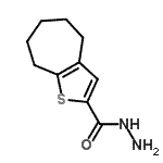 CAS#: 588696-80-4, 5,6,7,8-Tetrahydro-4H-Cyclohepta[b]Thiophene-2-Carbohydrazide