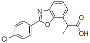 CAS#: 58902-62-8, 2-(4-Chlorophenyl)-alpha-Methyl-7-Benzoxazoleacetic Acid