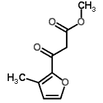 CAS 登录号：5896-38-8， 甲基3-(3-甲基-2-呋喃基)-3-氧代丙酸酯