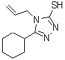 CAS 登录号：590376-61-7， 4-烯丙基-5-环己基-4H-1,2,4-三唑-3-硫醇