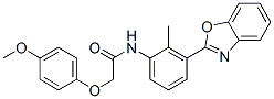 CAS#: 590396-01-3, N-[3-(2-Benzoxazolyl)-2-Methylphenyl]-2-(4-Methoxyphenoxy)-Acetamide
