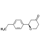 CAS#: 590419-88-8, (2R)-2-(4-Ethylphenyl)Tetrahydro-4H-Pyran-4-One