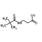 CAS 登录号：5910-56-5， N-(2,2-二甲基丙烷酰基)-beta-丙氨酸