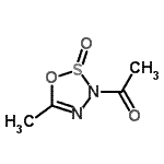 CAS#: 59105-37-2, 1-(5-Methyl-2-Oxido-3H-1,2,3,4-Oxathiadiazol-3-Yl)Ethanone