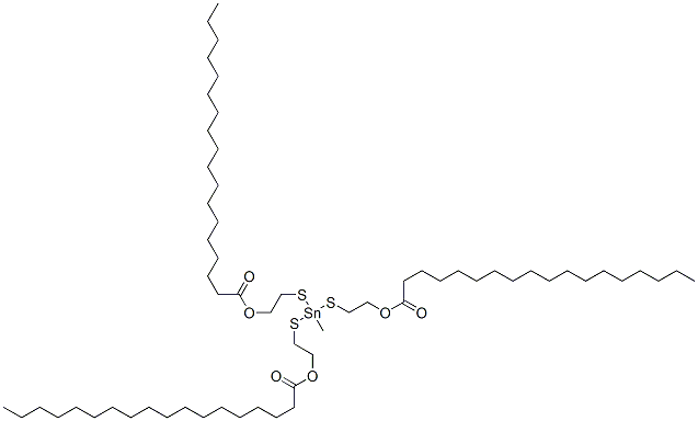 CAS#: 59118-76-2, (Methylstannylidyne)Tris(Thioethylene) Tristearate