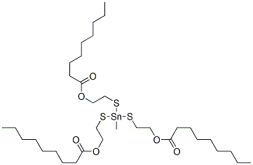 CAS#: 59118-93-3, (Methylstannylidyne)Tris(Thioethane-1,2-Diyl) Trinonan-1-Oate
