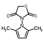 CAS#: 591223-87-9, 3-(2,5-Dimethyl-1H-Pyrrol-1-Yl)-2-Thioxo-1,3-Thiazolidin-4-One