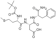 CAS 登录号：5920-14-9， N-叔丁氧羰基-蛋氨酰-天冬氨酰-苯丙氨酰胺