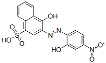 CAS 登录号：5924-52-7， 4-羟基-3-[(2-羟基-4-硝基苯基)偶氮]萘磺酸