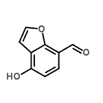CAS#: 59254-29-4, 4-Hydroxy-1-Benzofuran-7-Carbaldehyde