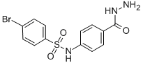 CAS 登录号：59256-25-6， 4-溴-N-(4-肼基羰基-苯基)-苯磺酰胺