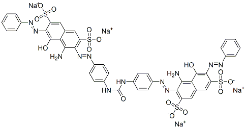 CAS 登录号：59262-64-5， 3,3'-[羰基二(亚氨基-P-亚苯基偶氮)]二[4-氨基-5-羟基-6-(苯基偶氮)萘-2,7-二磺酸]四钠