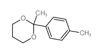 CAS 登录号：59356-52-4， 2-甲基-2-(4-甲基苯基)-1,3-二恶烷