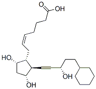 CAS#: 59476-65-2, [1R-[1alpha(Z),2beta(S*),3alpha,5alpha]]-7-[2-(5-Cyclohexyl-3-Hydroxypent-1-Ynyl)-3,5-Dihydroxycyclopentyl]Hept-5-Enoic Acid