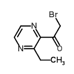 CAS 登录号：594813-45-3， 2-溴-1-(3-乙基-2-吡嗪基)乙酮