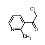 CAS 登录号：594815-01-7， 2-氯-1-(2-甲基-3-吡啶基)乙酮
