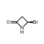 CAS 登录号：594866-00-9， (4R)-4-溴-2-氮杂环丁酮