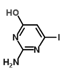 CAS#: 59524-88-8, 2-Amino-6-Iodo-4(1H)-Pyrimidinone