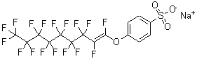 CAS#: 59536-17-3, 4-[(Heptadecafluorononen-1-Yl)Oxy]-Benzenesulfonic Acid Sodium Salt (1:1)