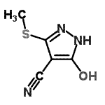 CAS#: 59541-47-8, 5-Hydroxy-3-(Methylsulfanyl)-1H-Pyrazole-4-Carbonitrile