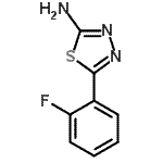 CAS#: 59565-51-4, 5-(2-Fluorophenyl)-1,3,4-Thiadiazol-2-Amine