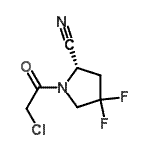 CAS 登录号：596817-02-6， (2S)-1-(氯乙酰基)-4,4-二氟-2-吡咯烷甲腈