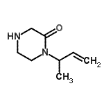 CAS#: 59702-25-9, 1-(3-Buten-2-Yl)-2-Piperazinone