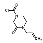 CAS#: 59702-93-1, 4-Allyl-3-Oxo-1-Piperazinecarbonyl Chloride