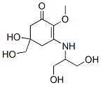 CAS 登录号：59719-29-8， (-)-5-羟基-3-[[2-羟基-1-(羟基甲基)乙基]氨基]-5-(羟基甲基)-2-甲氧基-2-环己烯-1-酮