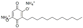 CAS 登录号：5972-79-2， 3-十二烷基-2,5-二羟基-1,4-苯醌二铵盐
