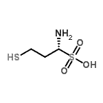CAS 登录号：59729-28-1， (1R)-1-氨基-3-硫基-1-丙烷磺酸