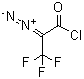 CAS 登录号：59733-92-5， 3,3,3-三氟-2-重氮基丙酰氯