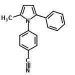 CAS#: 597545-02-3, 4-(2-Methyl-5-Phenyl-1H-Pyrrol-1-Yl)Benzonitrile