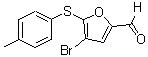 CAS 登录号：597545-05-6， 4-溴-5-[(4-甲基苯基)硫基]-2-糠醛
