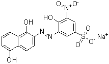CAS#: 5979-27-1, 3-[2-(1,5-Dihydroxy-2-Naphthalenyl)Diazenyl]-4-Hydroxy-5-Nitro-Benzenesulfonic Acid Sodium Salt(1:1)