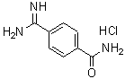 CAS 登录号：59855-11-7， 4-脒基苯甲酰胺盐酸盐