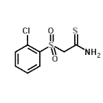 CAS#: 59865-85-9, 2-[(2-Chlorophenyl)Sulfonyl]Ethanethioamide