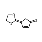 CAS#: 59895-11-3, 4-(1,3-Dioxolan-2-Ylidene)-2-Cyclopenten-1-One