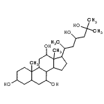 CAS#: 59906-14-8, Cholestane-3,7,12,23,25-Pentol