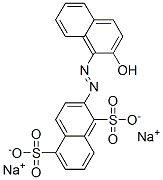 CAS 登录号：59970-88-6， 2-[(2Z)-2-(2-氧代萘-1-亚基)肼基]萘-1,5-二磺酸二钠