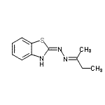 CAS#: 59972-84-8, (2E)-2-[(2E)-2-Butanylidenehydrazono]-2,3-Dihydro-1,3-Benzothiazole